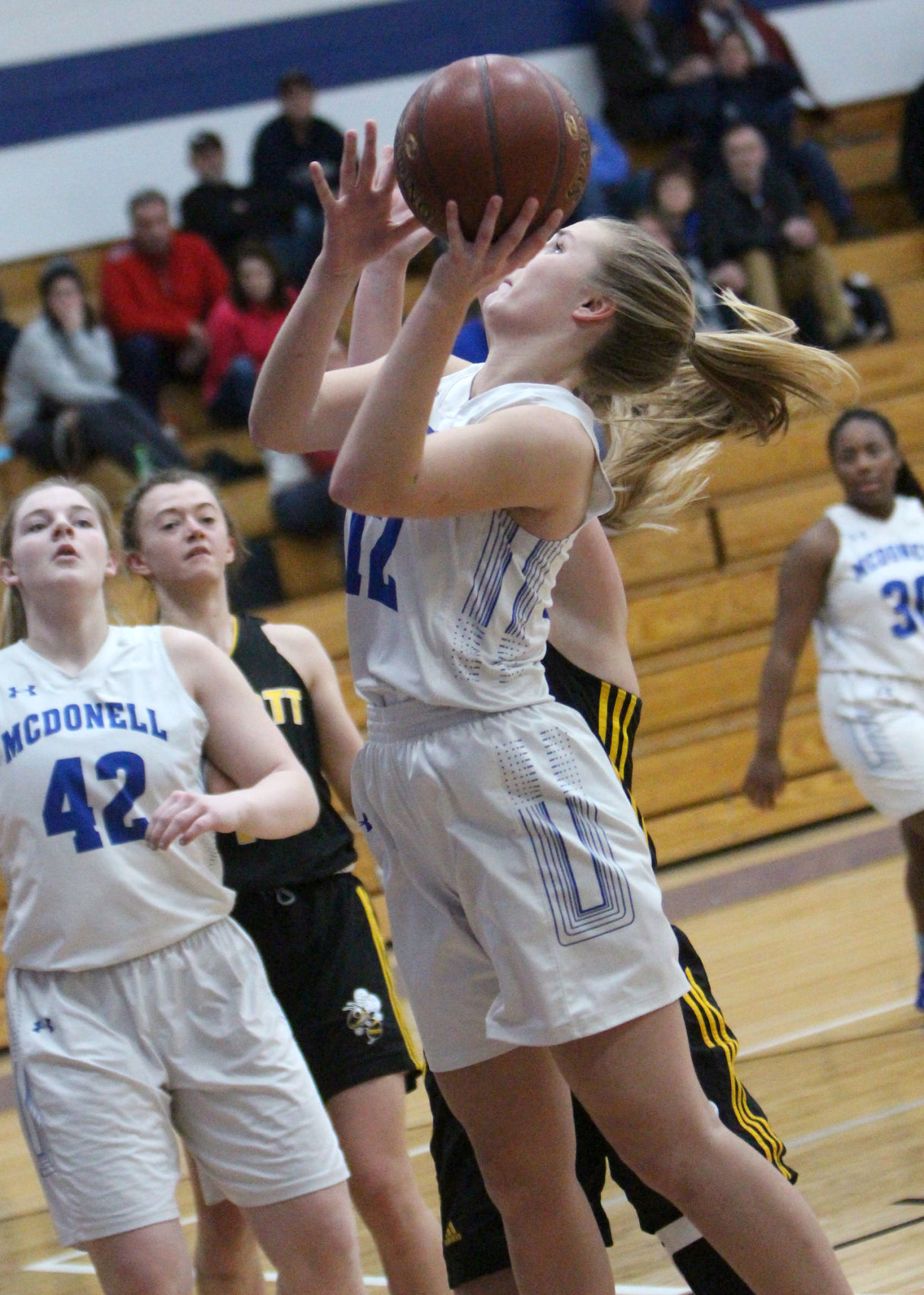 Cadott at McDonell girls basketball 2-14-20